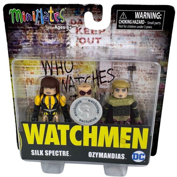 5 for $25| Minimates Watchmen Silk Spectre and Ozymandias Minimat Art Asylum - Picture 1 of 5